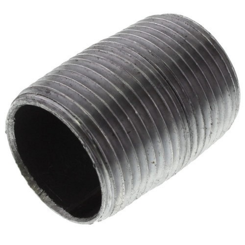 3/8" BLACK STEEL CLOSE NIPPLE fitting pipe npt x close malleable iron