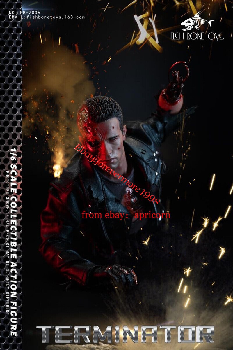 FISH BONETOYS T800 FB-Z006 ターミネーター　トイズ FISH BONETOYS FB-Z006 The Terminator T800 Arnold Schwarzenegger 1