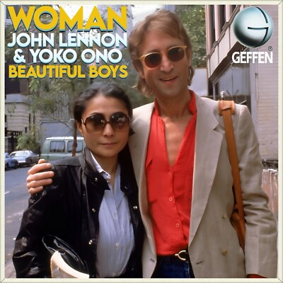 7'' JOHN LENNON ex BEATLES & YOKO ONO Woman /Beautiful Boys GEFFEN 1981 like NEW!