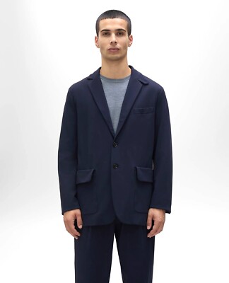 Aspesi Navy Blue Stretch Techno Nylon Suit 38R (Eu 48) New