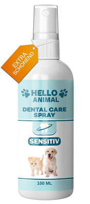 HelloAnimal DENTAL Spray EXTRA SENSITIV für Hunde Katzen Zahnstein entfernen