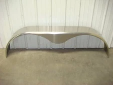 (2) Tandem Smooth Aluminum Double Axle Cargo Trailer Fenders  66"L  18"H  9"W