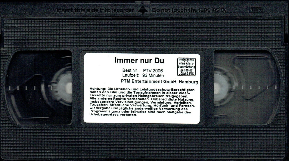 (VHS) Immer nur Du - Johannes Heesters, Dora Komar, Paul Kemp, Fita Benkhoff - Bild 2 von 2