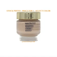 MAX FACTOR WHIPPED CREME CREAM MAKEUP 1 OZ / 30 ML - SELECT YOUR COLOR