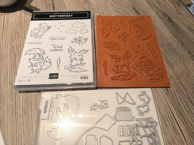 Stampin Up Stempelset Wetterfest inkl. Stanzformen 