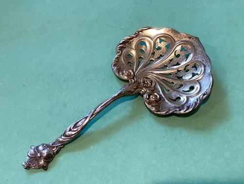 H45 by Gorham Sterling Silver Bon Bon Nut Spoon H Series Art Nouveau Monogrammed