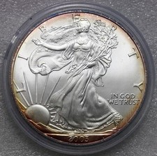 2003 UNITED STATES MINT ONE OUNCE AMERICAN .999 FINE SILVER EAGLE DOLLAR COIN BU