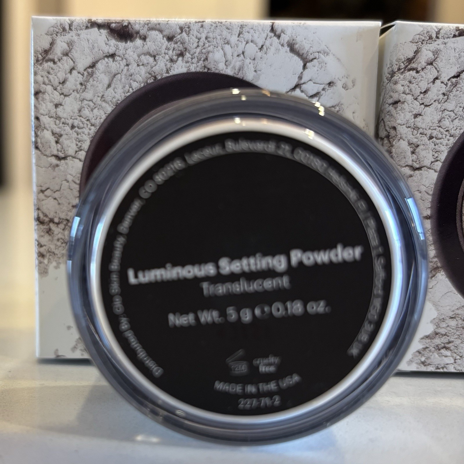 Glo Skin Beauty Luminous Setting Powder Translucent (3) 0.14oz/4.2g Each Sealed