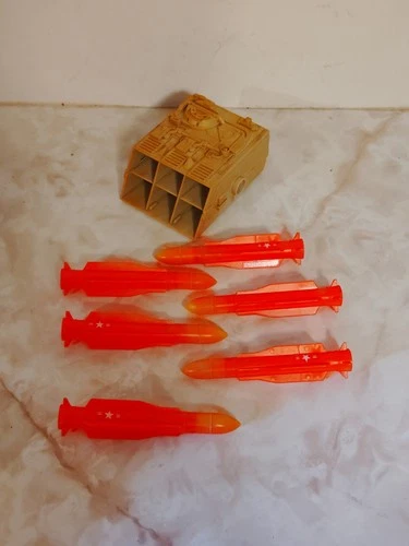 G.I. JOE (1985) USS FLAGG ~ MISSILES ~ LAUNCHER BOX AIRCRAFT CARRIER PARTS LOT