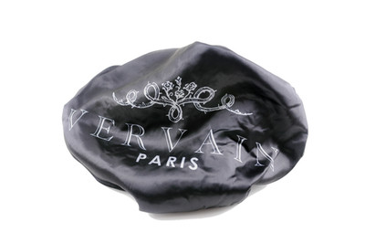 Silk Satin Bonnet for Sleeping Double Layer ( Black & Silver) 2 Pack