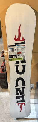 GNU RC C3 158cm All-Mountain Snowboard 2x4 Mount White/Red/Black