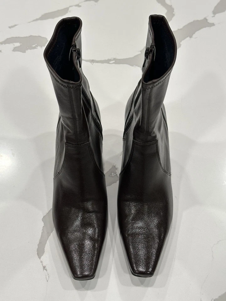 Bota Enzo Angiolini Steffene Marrón Oscuro Talla 7.5 Mediana Foto 4 de 4