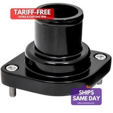 Billet Specialties BSPBLK90134 Straight Aluminum Water Neck fits GM LS-Series 