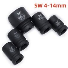 1/2" Kraft Stecknuss Schlagschraubernuss bis 32 mm 6-kant oder 23-kant tief