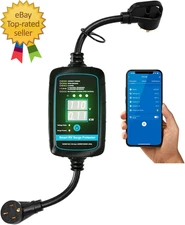 Portable RV Surge Protector 50 Amp - Smart RV Energy Monitor - Bluetooth Surge P