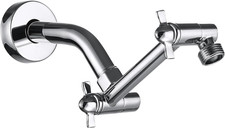 Shower Head Extension Arm, Anti-Leak Solid Brass Adjustable Extender for Rain