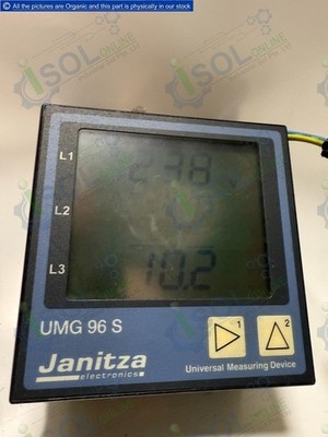 Janitza UMG 96 S Universal Digital Measuring Device 52.13.001 Made in Germany