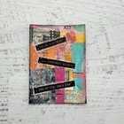 ACEO Original Art Card Mixed Media Collage "Follow Your Heart" — photo 1