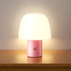 Portable LED Table Lamp, Cordless Desk Lamp Rechargeable, 3-Color Touch Stepl...