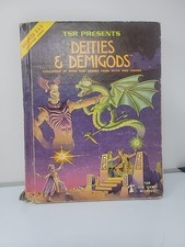 AD&D Deities & Demigods 1st printing w/ Cthulhu Mythos 1980 TSR (Cover Is Damag)