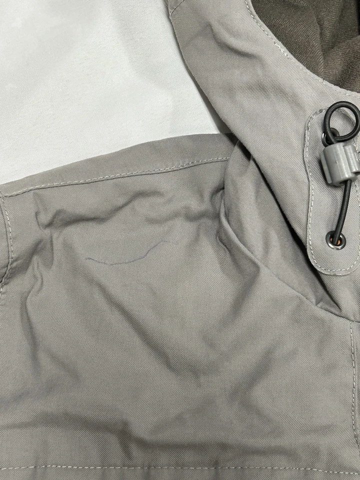 Chaqueta de Snowboard Burton Niños Mediana Gris Verde Naranja Nieve Esquí Invierno Con Capucha Foto 4 de 4