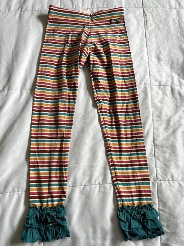 Matilda Jane Clothing Girls Size 8 EUC Cassie Leggings