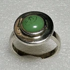 vntg silver ring marked 925 J.R size 7.75 5.7gr used unknown maker
