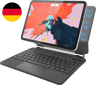 Hülle Mit Tastatur Für Ipad 10Th Generation 10.9Zoll 2022, Tastatur Hülle Mit Ma