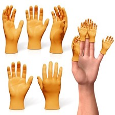 Tiny Hands for Fingers Pack of 10 - Universal Size Easy-to-Wear Little Hands...