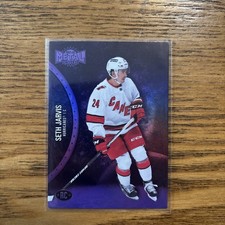 2021-22 Skybox Metal Universe Seth Jarvis RC #156 Rookie Purple PMG 137/199