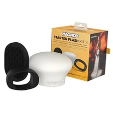  Starter Flash Kit 2, Magnetic Flash Modifier Set for On- and Off-Camera 