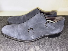 PRIME SHOES PS MONK LS Herren Double Monk Gr. 8,5 42,5 blau Rahmengenäht NP325€