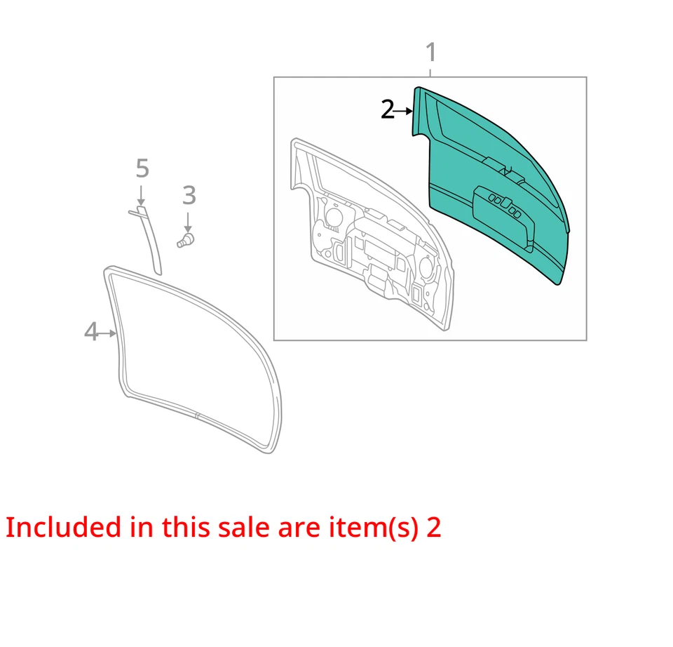 GM PANEL ASM L PUERTA OTR DOMOS 12533569 NUEVO OEM 12533569 Foto 2 de 3