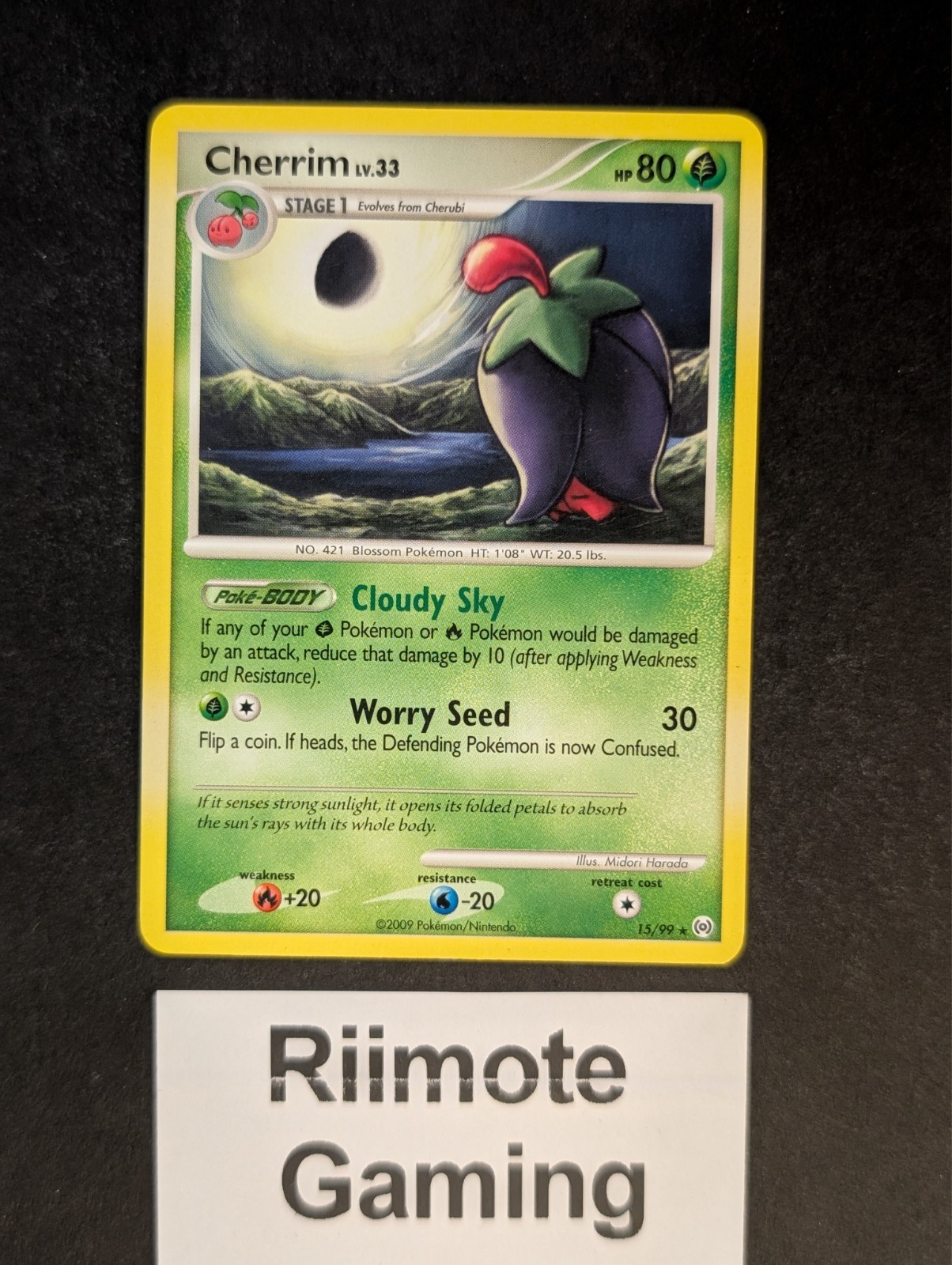 Cherrim 15/99 Platinum Arceus Rare Normal Lightly Played