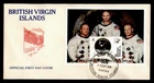 DR WHO 1994 BRITISH VIRGIN ISLANDS FDC SPACE S/S $2 R65097