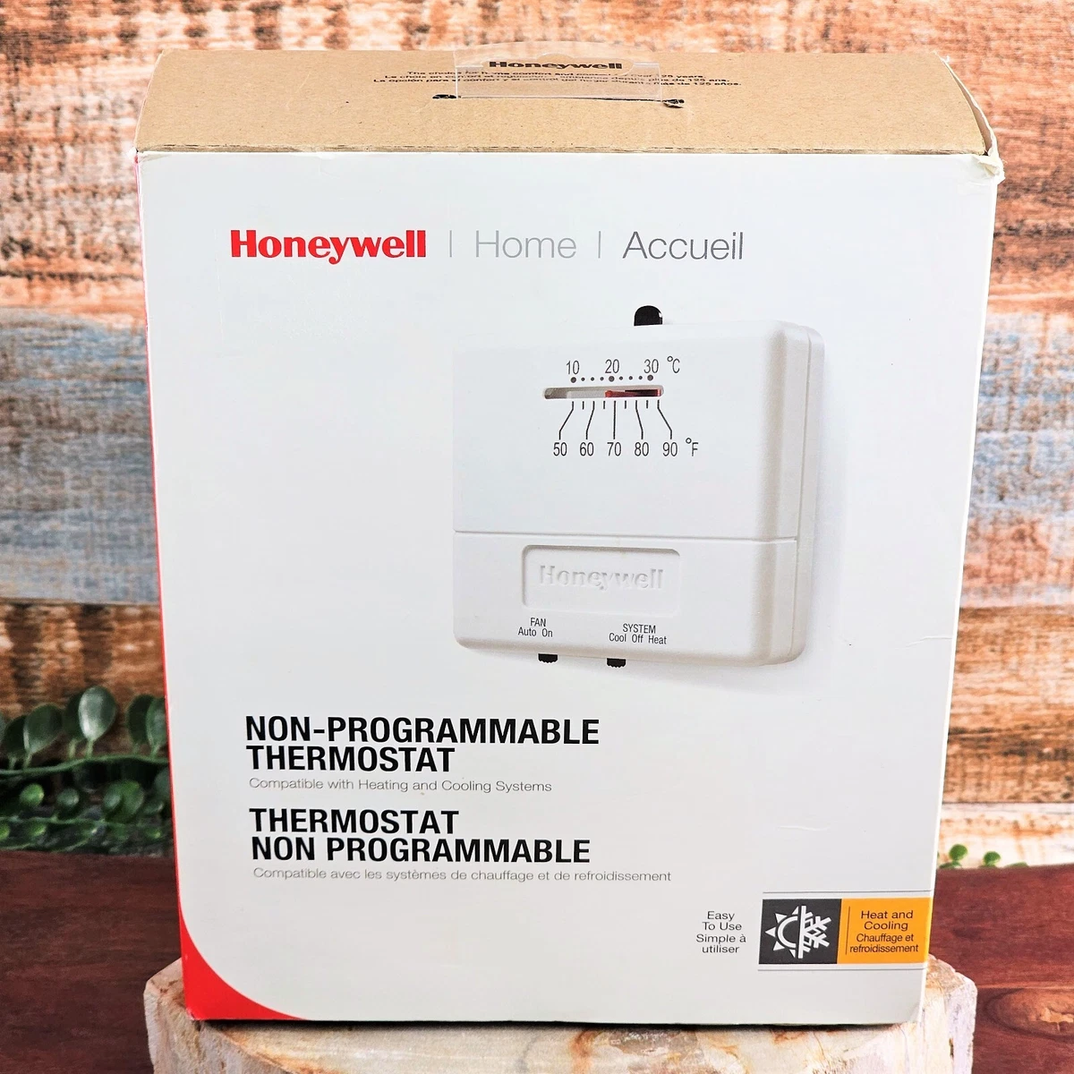 Honeywell CT31A1003/E1 MercuryFree Manual Heat/Cool, 45 OFF