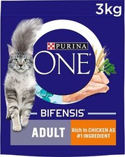 3kg Adult Chicken Purina One Dry Cat Food 6.06 per kilo