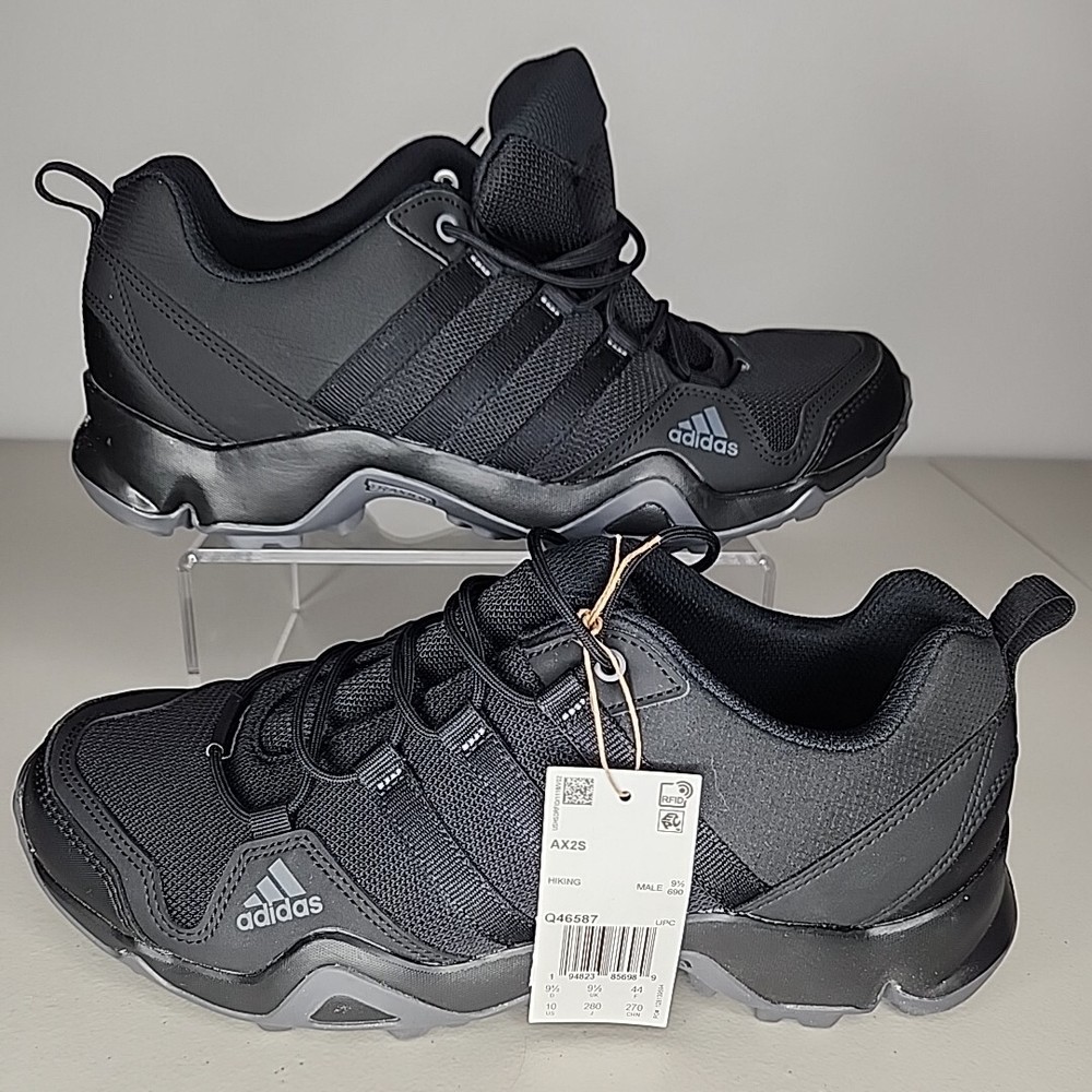 New NWOB adidas Terrex AX2S Black Hiking Shoes Men's Size 10