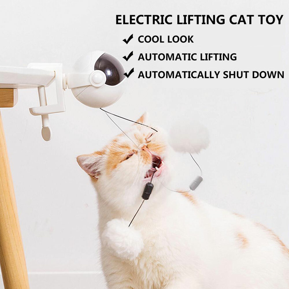 Electric Automatic Lifting Cat Ball Toy Interactive Puzzle Smart Pet