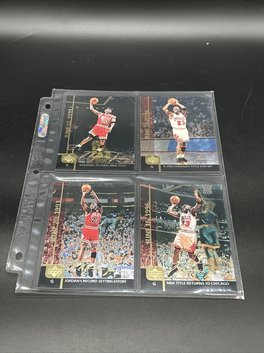 1999 Upper Deck Gatorade Michael Jordan Promo 6 Card Set