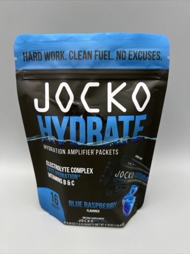 Jocko Fuel Hydrate Amplifier Packets (16). Electrolyte Complex, Vitamins B & C. - Afbeelding 1 van 8