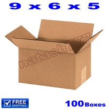 100 - 9x6x5 Cardboard Boxes 32ECT Mailing Packing Shipping Corrugated Carton