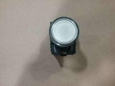 Telemecanique White Illuminated Push Button ZBE-101 ZBV-B1 #38F29
