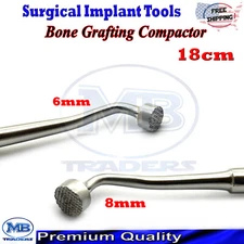Orthodpedic Surgery Implant Bone Compactor Grafting Surgical Serrated Tip Dental