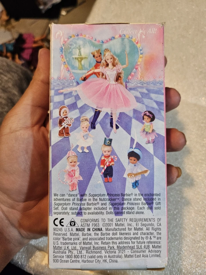 Barbie Kelly Club Cascanueces Flor Hada Muñeca Jenny Mattel # 53450 Nueva Foto 4 de 4