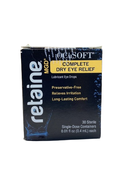 OCuSOFT Retaine MGD Ophthalmic Emulsion Single Use Container 30 Ct Exp ...