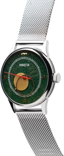 Grüne Vintage Sowjetische Raketa Kopernikus. Mechanische Uhr, Herrenuhr, UdSSR WATCH - Bild 5 von 5