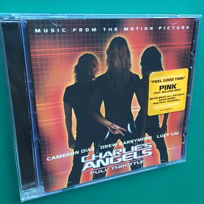 CHARLIE'S ANGELS FULL THROTTLE McG Soundtrack OST CD Cameron Diaz Drew Barrymore