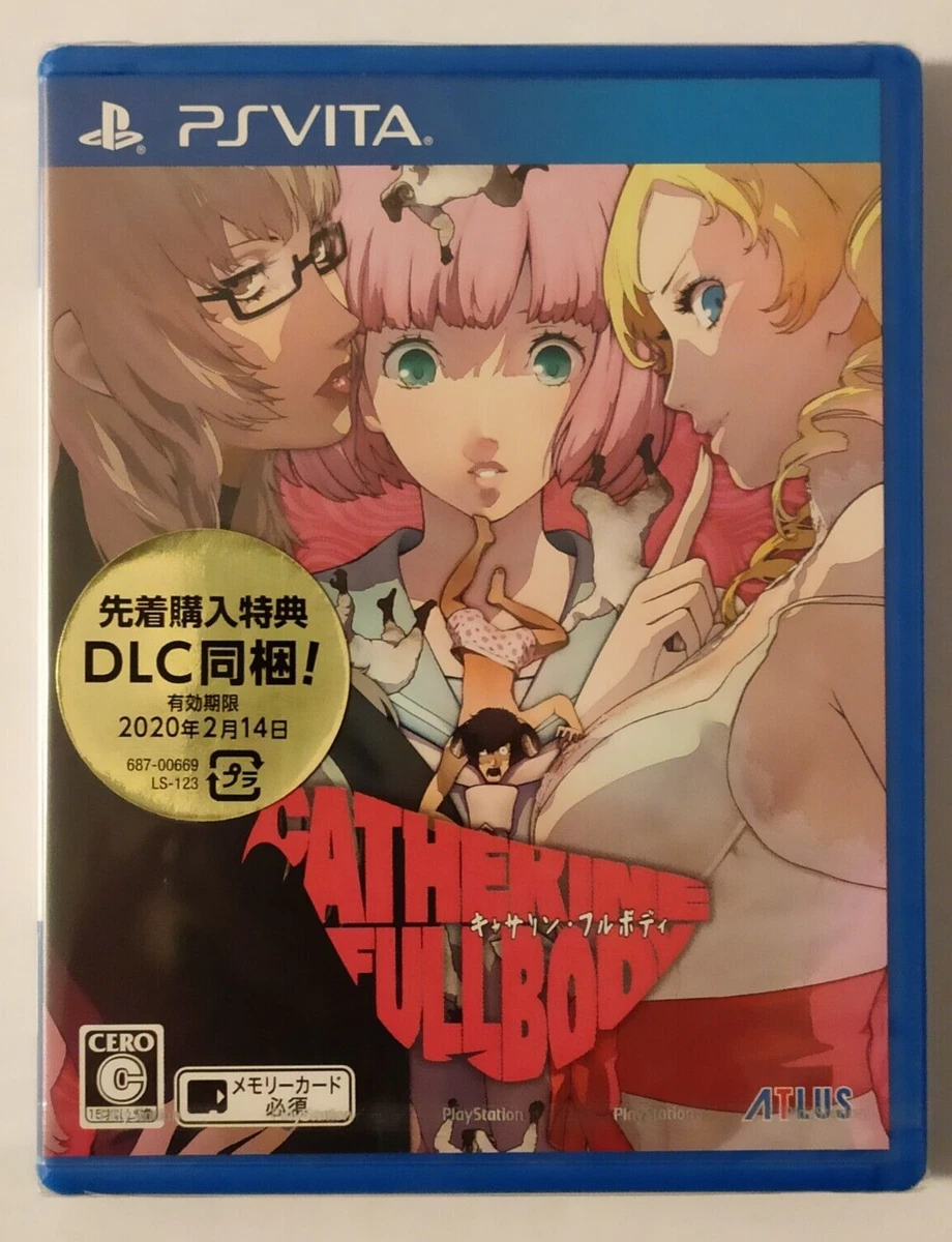 NEW SEALED Catherine Full Body PS Vita Japan Import PlayStation PSV