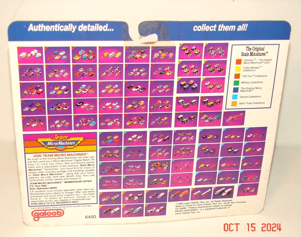 MICRO MACHINES 6400 Riders Collection #3 MOTORCYCLES Cycles MOC - Image 4 of 4